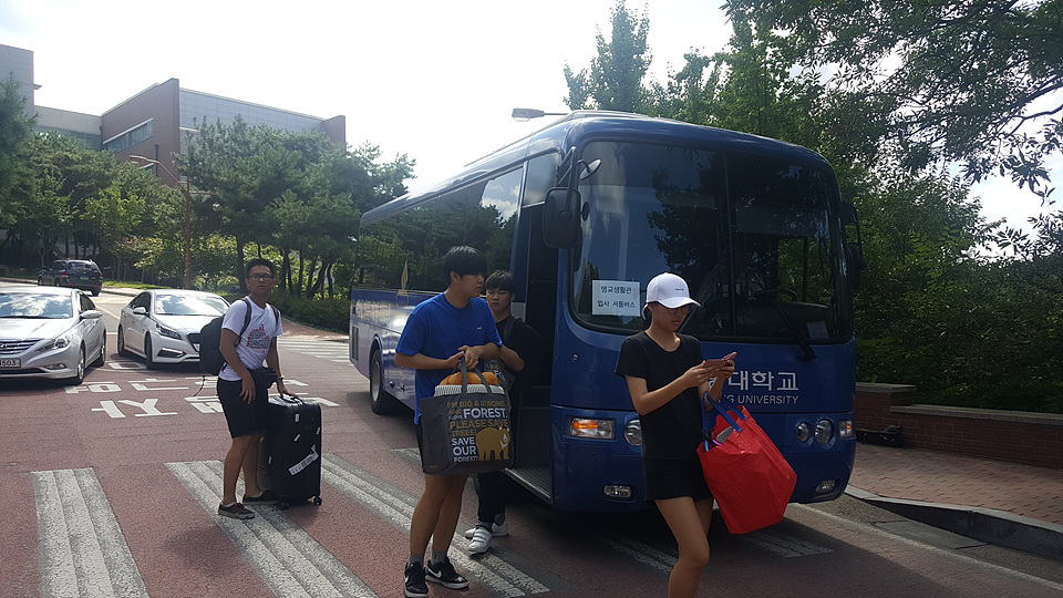 2019학년도 2학기 명교생활관 입주땀방울 나눔 셔틀버스 운영